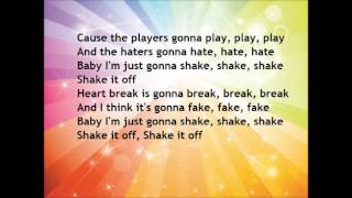 TAYLOR SWIFT Shake it off lyrics [upl. by Eadahs609]