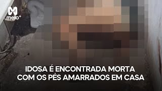 Idosa é encontrada morta com os pés amarrados em residência em Teresina [upl. by Fife196]