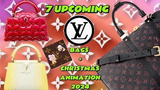 NEW LV BAGS 🍒 first look at LV CHRISTMAS ANIMATION 2024🍒 LV CAPUCINES SAHARA FEATHER 🍒 LV TOMETTE [upl. by Misha]