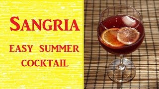 Easy Sangria Recipe [upl. by Ardnuhs]