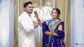 ANISH amp SAYALI  ENGAGEMENT HIGHLIGHTS  Sukh Kalale  VISIONCAPTURES [upl. by Pentha]