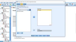 Kruskal Wallis non parametric one way ANOVA and post hoc tests SPSS demo [upl. by Anaud]