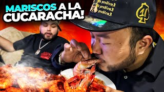 VLOG CON LOS AMIGOS EL CHINO PREPARA UNOS CAMARONES A LA CUCARACHA🪳 nose que nos preparará después😨 [upl. by Eibrab]