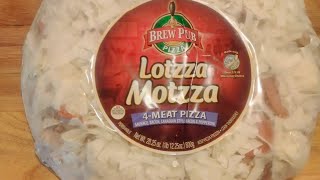 Brew Pub Pizza Lotzza Motzza 4Meat Pizza [upl. by Eillek]