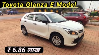 Toyota Glanza E Model  2024 Detailed Review glanza [upl. by Kire]