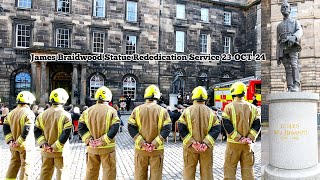 James Braidwood  Edinburgh Statue rededication Service [upl. by Kerman]