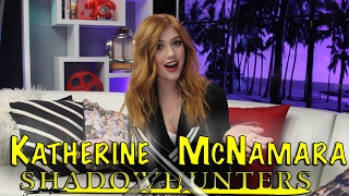 Katherine McNamara Talks SHADOWHUNTERS amp Redheads [upl. by Lindahl]