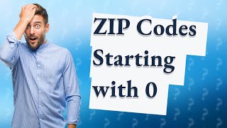 Can ZIP code start with 0 [upl. by Llezo]