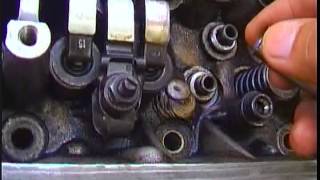 Valve seal replacing on toyota 2E enginempg [upl. by Bucher]