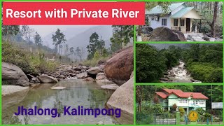 Jhalong RIVER CAMP WBFDC । Resort with Private River । Jhalong Kalimpong । [upl. by Sharleen]