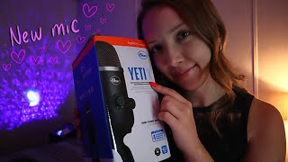 ASMR  Blue Yeti X Unboxing  Test [upl. by Nirrep]