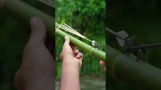 Bamboo gun DIV making idea short viral American Europe trending video [upl. by Alekahs]