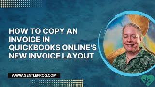 How to Copy an Invoice in QuickBooks Onlines New Invoice Layout [upl. by Rowell]