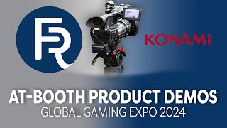 G2E 2024 Konami Gaming  AtBooth Product Demo [upl. by Royo]