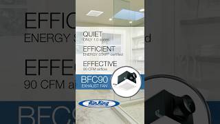 Air King BFC90 bathroom exhaust fan [upl. by Fabio255]