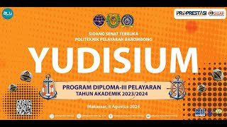 Sidang Senat Terbuka Yudisium Program DiplomaIII Pelayaran  8 Agustus 2024 [upl. by Loferski]