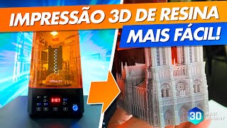 IMPRESSÃO 3D de Resina MAIS FÁCIL  Wash and Cure Creality UW01 [upl. by Etneciv375]