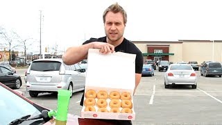 Eating a Dozen Donuts in 45 Seconds Must See [upl. by Sinned]