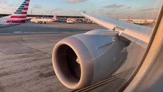 American Airlines Boeing 7878 Dreamliner Takeoff Chicago O’Hare ORD to DallasFort Worth DFW [upl. by Dorrahs]