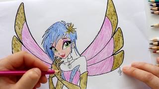 Winx Boyama Serisi  tecna boyama oyunu [upl. by Nylessej727]