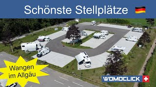 Wangen im Allgäu  Wohnmobilstellplatz Wangen für 44 Reisemobile topstellplatz [upl. by Ruthann]