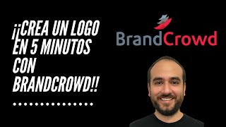 Brandcrowd creando un logo en 5 minutos ¡Sorprendente resultado [upl. by Pytlik]