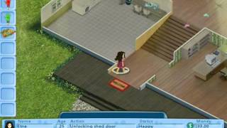 Virtual Families  How to unlock Shed door [upl. by Egiaf]