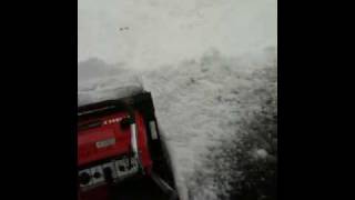 Toro CR20 snow blower blowing slush [upl. by Felipa]