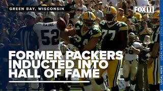 Dominant defenders Clay Matthews and Aaron Kampman enter Packers Hall of Fame [upl. by Ardnoel]