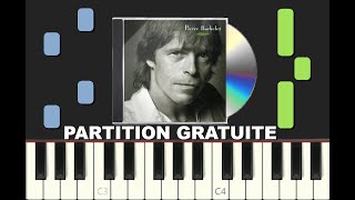 VINGT ANS Pierre Bachelet Piano Tutorial avec Partition Gratuite pdf [upl. by Otipaga834]