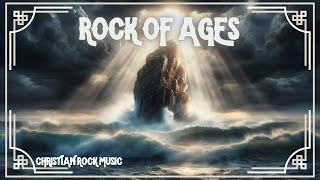 Rock of Ages Song Lyrics in Description  Christian Rock Music Audio [upl. by Eatnoid]