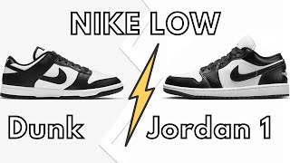 So sánh Nike Dunk vs Jordan 1  Một Chín Một Mười [upl. by Ynoyrb467]