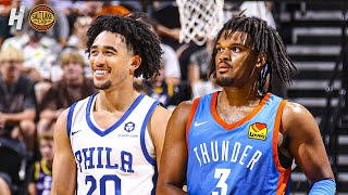 Oklahoma City Thunder vs Philadelphia 76ers  FULL Game Highlights  2024 Salt Lake City [upl. by Burta463]