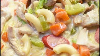 SOPAS  How to cook sopas  Easy Recipe  Panlasang Pinoy  Christia Zurcaled [upl. by Ydisahc]