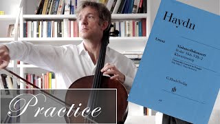 Practicing HAYDN D Major first 6 bars AtHome [upl. by Arit249]