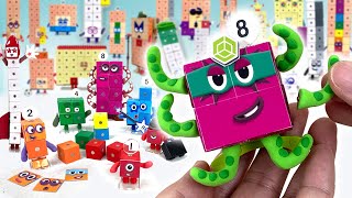 Easy DIY Numberblocks Toys  Magnetic Poseable Figures Instructions for 130 [upl. by Saylor]