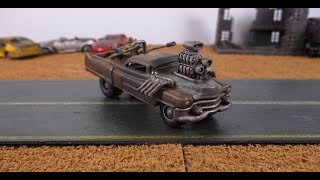 Gaslands UK COTM  February 2024 Cult of the V8 Hot Wheels  Custom 53 Cadillac [upl. by Ennayelsel]