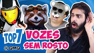 Vozes que você não Conhece o Rosto  Top 7 QMQ S03E58 [upl. by Ettevey]