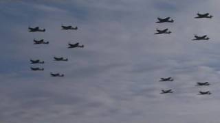 16 Spitfires in Formation Duxford 2010 [upl. by Couchman752]