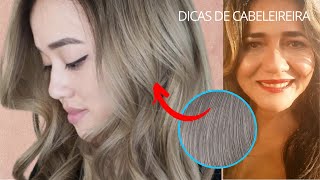 MISTURAS PARA LOIRO MÉDIO ACINZENTADO e Cobrir Cabelo Branco HairTutorial [upl. by Akehs]