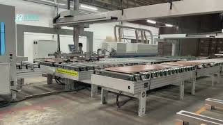 SUDIAO Wood Door CNC Production Line installed in Thailand [upl. by Therine186]