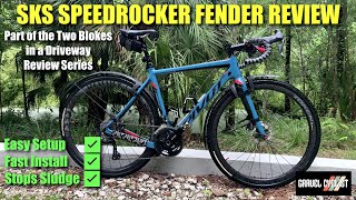 SKS Speedrocker Fender  Mudguard Review Perfect for Gravel CX Bikes with Disc Brakes [upl. by Harihs]