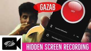 How to do Hidden Screen Recording [upl. by Ecnav224]