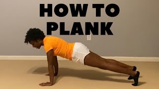 How to do a Proper Plank Tutorial for Beginners Step by Step on form variations amp modifications [upl. by Imalda]