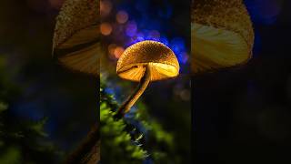 Macro Hacks Steel Wool amp Blue LED Light 🩵🍄 macrophotographyideas [upl. by Anawed]