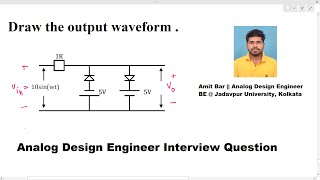 Analog Design Interview Question Clipper Circuits [upl. by Sikes]