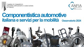 Osservatorio componentistica autoveicolare 2024 [upl. by Behlau]