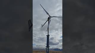 Wind Turbine desert nevada windturbine desertliving desertlife offgridlovers offgrid [upl. by Drice430]