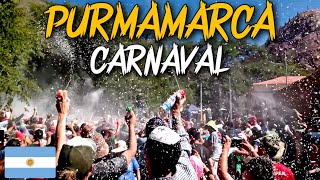 ASÍ SE VIVE el CARNAVAL en PURMAMARCA 🥳 JUJUY NORTE ARGENTINO 🇦🇷🦙 [upl. by Oalsecnew]