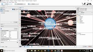 Tutorial Gephi Untuk Analisa Hastag 2019tetapjokowi [upl. by Gaidano]